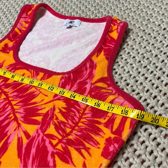 Juicy Couture Tropical Print Terrycloth Mini Dress M - Picture 8 of 9